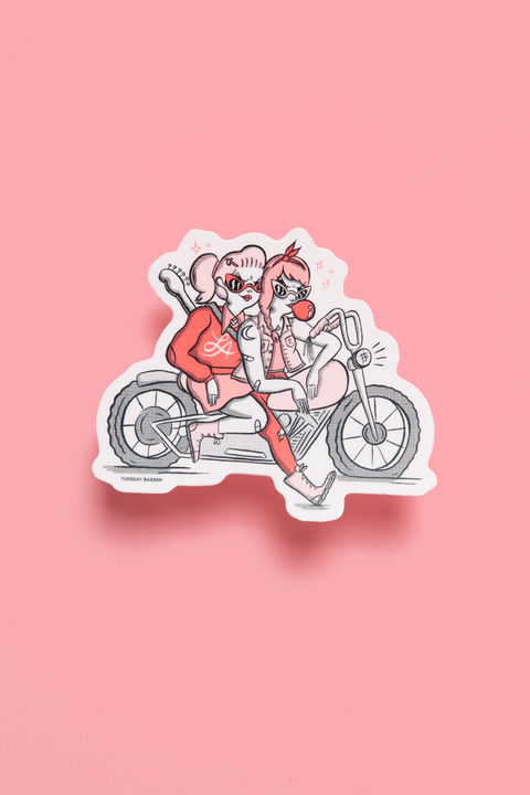 Autocollant Moto Babes
