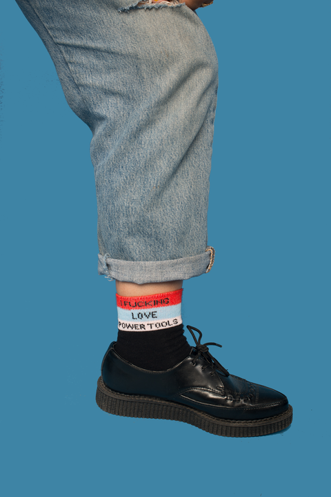 J'adore les chaussettes Power Tools